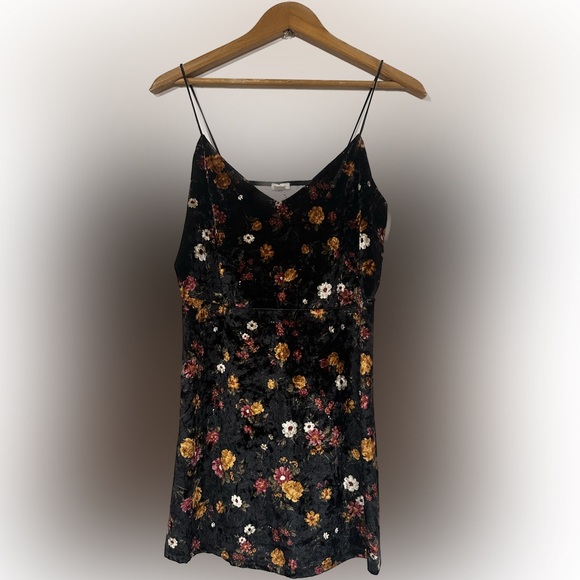 Velvet Mini Dress - Picture 1 of 4